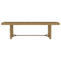 Arini 5-piece Extension Leaf Dining Table Set Sand Wash and Black - Home & Sleep Outlet