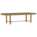 Arini 104-inch Extension Leaf Dining Table Sand Wash - Home & Sleep Outlet