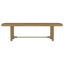 Arini 104-inch Extension Leaf Dining Table Sand Wash - Home & Sleep Outlet
