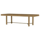 Arini 104-inch Extension Leaf Dining Table Sand Wash - Home & Sleep Outlet