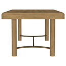 Arini 104-inch Extension Leaf Dining Table Sand Wash - Home & Sleep Outlet