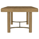 Arini 104-inch Extension Leaf Dining Table Sand Wash - Home & Sleep Outlet