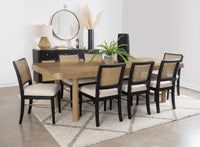 Arini 104-inch Extension Leaf Dining Table Sand Wash - Home & Sleep Outlet