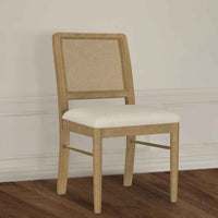 Arini Rattan Cane Dining Side Chair Sand Wash (Set of 2) - Home & Sleep Outlet