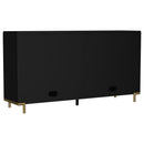 Arini 2-drawer Cane Door Dining Sideboard Server Black - Home & Sleep Outlet
