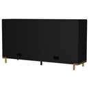 Arini 2-drawer Cane Door Dining Sideboard Server Black - Home & Sleep Outlet