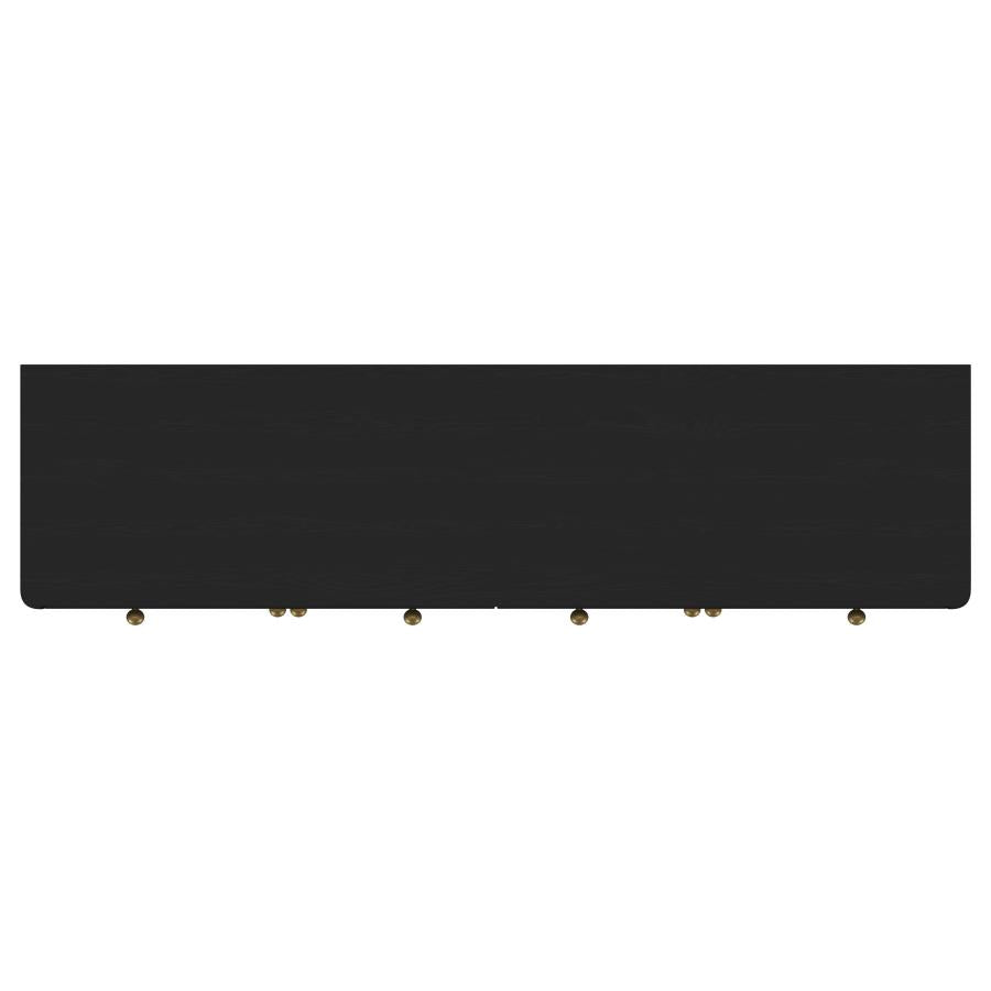 Arini 2-drawer Cane Door Dining Sideboard Server Black - Home & Sleep Outlet