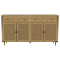 Arini 2-drawer Cane Door Dining Sideboard Server Sand Wash - Home & Sleep Outlet