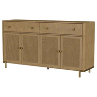 Arini 2-drawer Cane Door Dining Sideboard Server Sand Wash - Home & Sleep Outlet