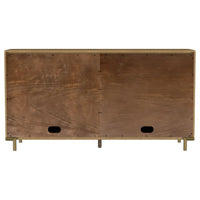 Arini 2-drawer Cane Door Dining Sideboard Server Sand Wash - Home & Sleep Outlet