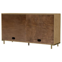 Arini 2-drawer Cane Door Dining Sideboard Server Sand Wash - Home & Sleep Outlet