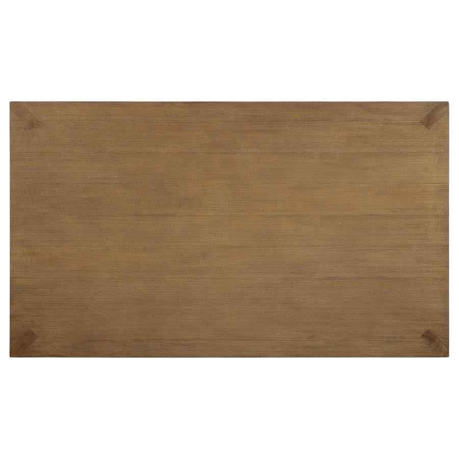 Bruner 5-piece 72-inch Rectangular Dining Set Natural Brown - Home & Sleep Outlet