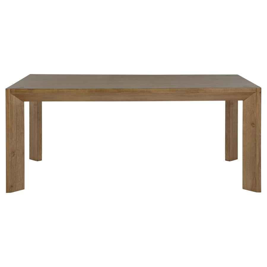 Bruner 7-piece 72-inch Rectangular Dining Set Natural Brown - Home & Sleep Outlet