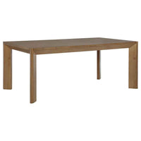 Bruner 72-inch Rectangular Wood Dining Table Natural Brown - Home & Sleep Outlet
