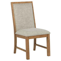 Bruner Upholstered Side Chair Natural Brown (Set of 2) - Home & Sleep Outlet