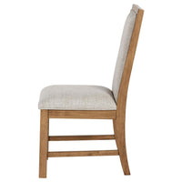 Bruner Upholstered Side Chair Natural Brown (Set of 2) - Home & Sleep Outlet