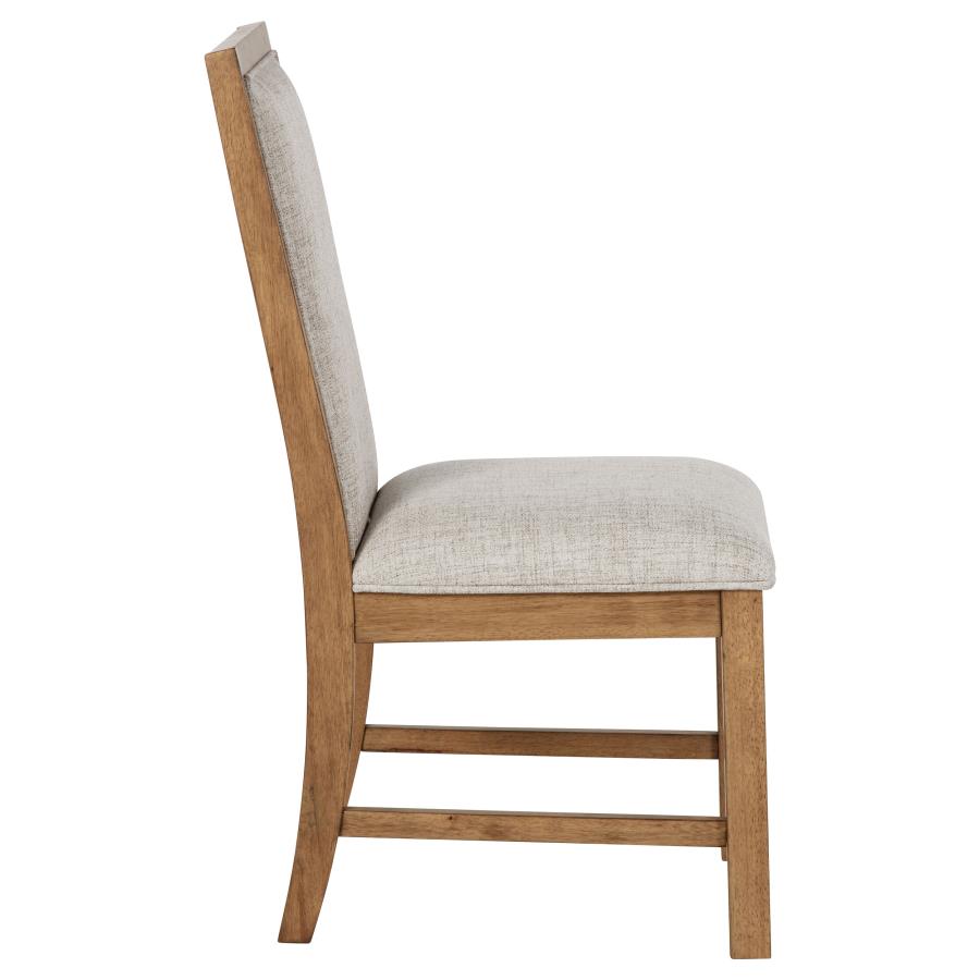 Bruner Upholstered Side Chair Natural Brown (Set of 2) - Home & Sleep Outlet
