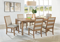 Bruner Upholstered Side Chair Natural Brown (Set of 2) - Home & Sleep Outlet
