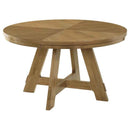 Danvers 5-piece Dining Table Set Brown Oak and Latte - Home & Sleep Outlet