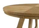 Danvers Round 54-inch Wood Dining Table Brown Oak - Home & Sleep Outlet