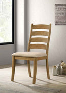 Danvers Wood Dining Side Chair Brown Oak (Set of 2) - Home & Sleep Outlet