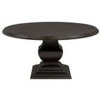 Twyla 5-piece Round Wood Dining Room Table Set Dark Cocoa