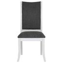 Judd 7-piece 54-inch Round Wood Dining Table Set Pearl White