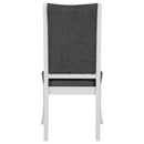 Judd Upholstered Dining Side Chair Pearl White (Set of 2)