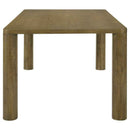 Castlewood 71-inch Rectangular Wood Dining Table Brown Oak