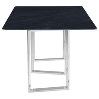 Desden 79-inch Rectangular Sintered Stone Dining Table Grey
