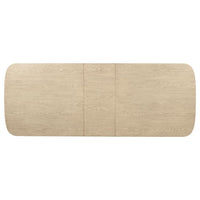 Kailani 110-inch Rectangular Wood Dining Table Beige Oak
