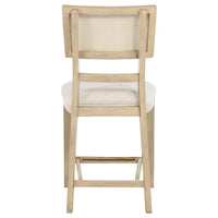 Kailani Rattan Cane Counter Side Chair Beige Oak (Set of 2)