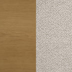 Home & Sleep Outlet - Hartville 5-piece Round Dining Table Set Natural Light Brown