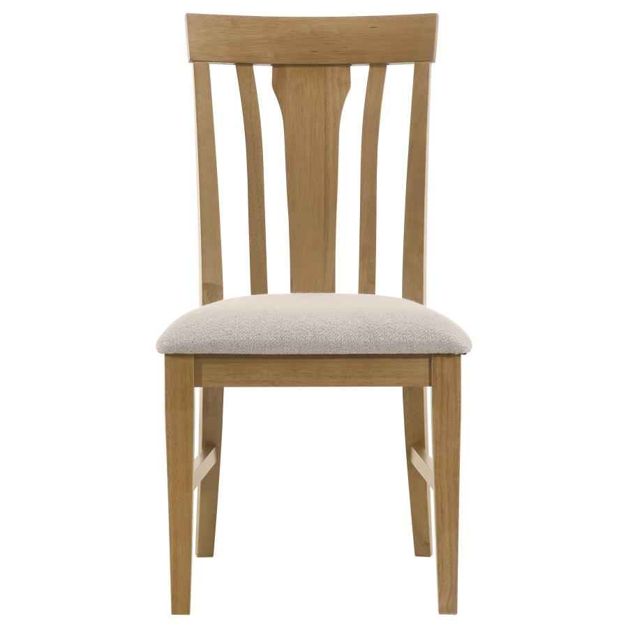 Hartville Dining Side Chair Natural Light Brown (Set of 2)
