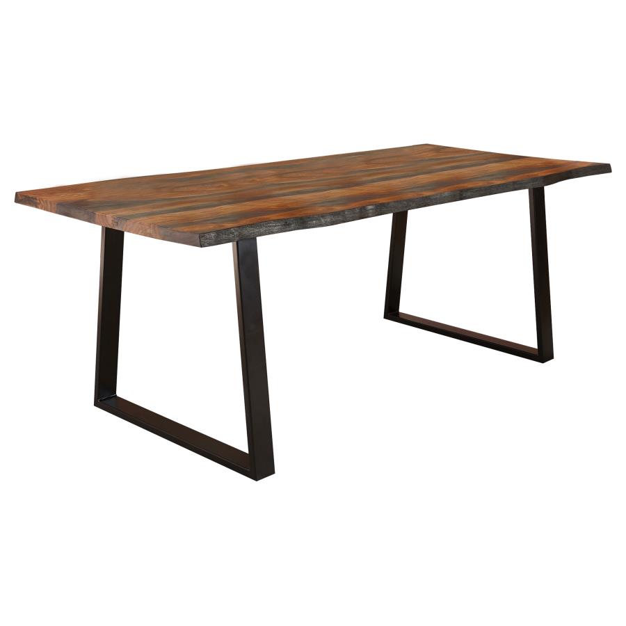 Home & Sleep Outlet - Ditman 80-inch Live Edge Dining Table Grey Sheesham