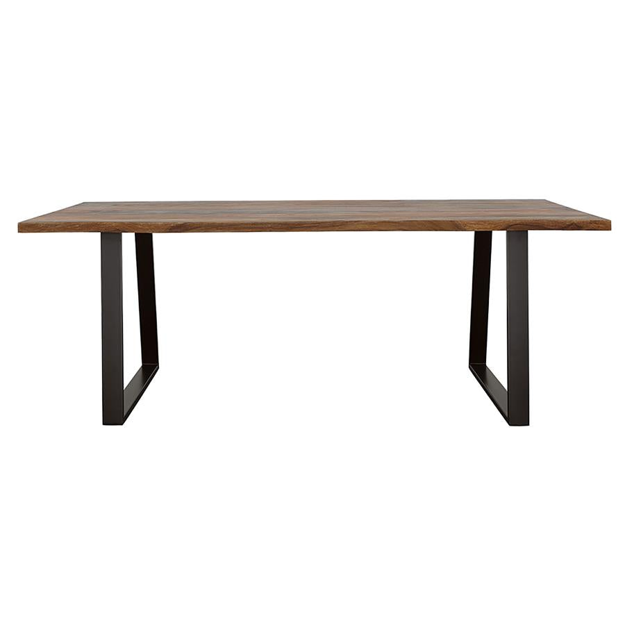 Home & Sleep Outlet - Ditman 80-inch Live Edge Dining Table Grey Sheesham