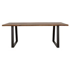 Home & Sleep Outlet - Ditman 80-inch Live Edge Dining Table Grey Sheesham