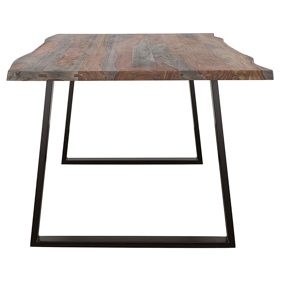 Home & Sleep Outlet - Ditman 80-inch Live Edge Dining Table Grey Sheesham
