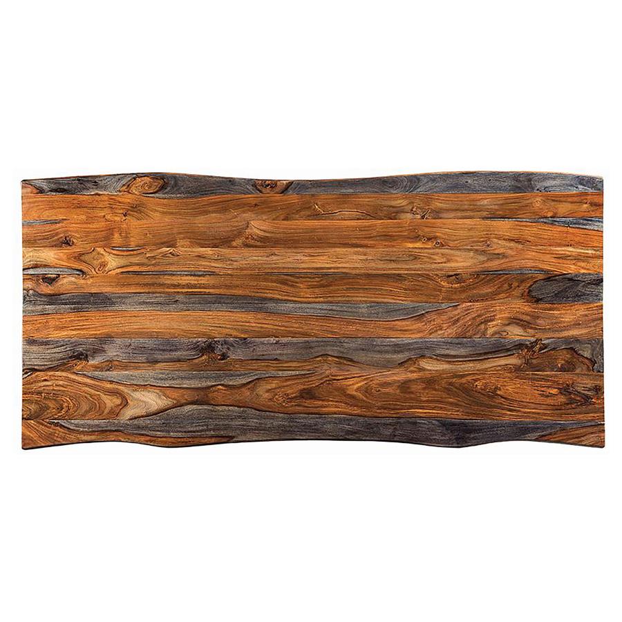 Home & Sleep Outlet - Ditman 80-inch Live Edge Dining Table Grey Sheesham