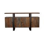 Home & Sleep Outlet - Ditman 4-door Solid Wood Sideboard Buffet Grey Sheesham