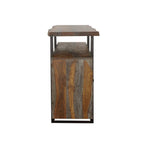 Home & Sleep Outlet - Ditman 4-door Solid Wood Sideboard Buffet Grey Sheesham