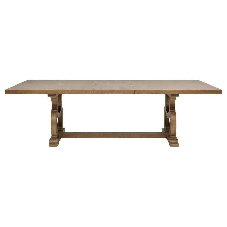 Brockway 5-piece Extension Leaf Dining Set Barley Brown