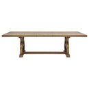 Brockway 7-piece Extension Leaf Dining Set Barley Brown