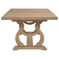 Brockway 104-inch Extension Leaf Dining Table Barley Brown