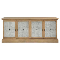 Brockway 4-door Dining Sideboard Buffet Cabinet Barley Brown