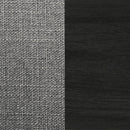 Stevie Padded Wood Dining Arm Chair Black (Set of 2)
