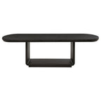 Leandro 7-piece Rectangular Dining Table Set Burnished Black