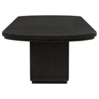Leandro 9-piece Rectangular Dining Table Set Burnished Black