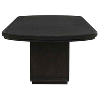 Leandro 9-piece Rectangular Dining Table Set Burnished Black