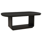 Leandro 78-inch Extension Dining Room Table Burnished Black
